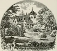An illustration from Victorian gardens: The art of beautifying suburban home grounds (1870)