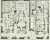 An illustration from Victorian gardens: The art of beautifying suburban home grounds (1870)