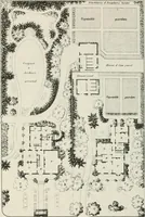 An illustration from Victorian gardens: The art of beautifying suburban home grounds (1870)