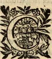 An illustration from Vida de la serenissima Infanta Doña Maria, hija delRey D. Manoel (1675)