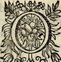 An illustration from Vida de la serenissima Infanta Doña Maria, hija delRey D. Manoel (1675)