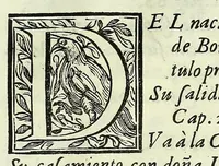 An illustration from Vida del .P. Ignacio de Loyola, fundador de la religion de la Compañia de Iesus: y de los padres maestro Diego Laynez, y Francisco de Borja ... En las quales se contiene su fundacion, progresso, y aumento, hasta el año de 1572. Escritas por el padre Pedro de Ribadeneyra (1593)