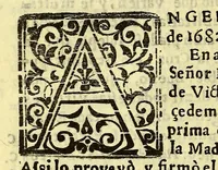 An illustration from Vida, virtudes, trabajos fabores, y milagros de la Ven. M. sor Maria de Jesus Angelopolitana religiosa en el insigne Convento de la Limpia Concepcion de la Ciudad de los Angeles, en la Nueva España; y natural de ella ... (1683)