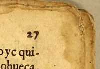 An illustration from Vida y milagros del bien auenturado Sanct Antonio de Padua : primer predicador general de la Orden del seraphico P.S. Fra[n]cisco : a quien el papa Grego. 9. por la alteza de su sabiduria, y excelente doctrina, llamò Archa Testamenti. (1605)