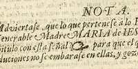 An illustration from Vida, y virtudes heroycas de la madre Maria de Jesus, religiosa professa en el Convento de la Limpia Concepcion de la Virgen Maria N. Señora de la Ciudad de los Angeles. (1676)