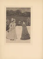 An illustration from Vidyāpati : Bangīya padābali; songs of the love of Rādhā and Krishna (1915)