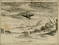 An illustration from Vie de la Mere de Dieu representée par emblesmes = Vita Beatae Mariae Vir. Matris Dei emblematib[us] delineata (1628)