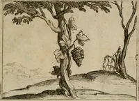 An illustration from Vie de la Mere de Dieu representée par emblesmes = Vita Beatae Mariae Vir. Matris Dei emblematib[us] delineata (1628)