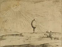 An illustration from Vie de la Mere de Dieu representée par emblesmes = Vita Beatae Mariae Vir. Matris Dei emblematib[us] delineata (1628)