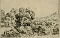 An illustration from Vie de la Mere de Dieu representée par emblesmes = Vita Beatae Mariae Vir. Matris Dei emblematib[us] delineata (1628)