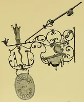 An illustration from Vieilles enseignes fribourgeoises; (1914)