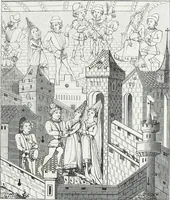 An illustration from Vie militaire et religieuse au moyen âge et à l'époque de la renaissance (1873)