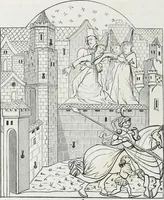 An illustration from Vie militaire et religieuse au moyen âge et à l'époque de la renaissance (1873)