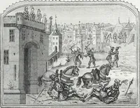 An illustration from Vie militaire et religieuse au moyen âge et à l'époque de la renaissance (1873)