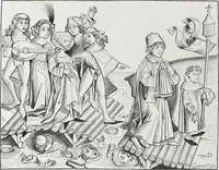 An illustration from Vie militaire et religieuse au moyen âge et à l'époque de la renaissance (1873)
