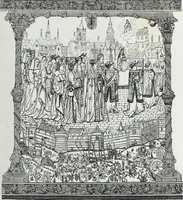 An illustration from Vie militaire et religieuse au moyen âge et à l'époque de la renaissance (1873)