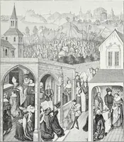An illustration from Vie militaire et religieuse au moyen âge et à l'époque de la renaissance (1873)