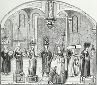 An illustration from Vie militaire et religieuse au moyen âge et à l'époque de la renaissance (1873)