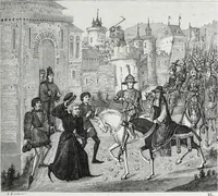 An illustration from Vie militaire et religieuse au moyen âge et à l'époque de la renaissance (1873)