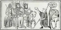 An illustration from Vie militaire et religieuse au moyen âge et à l'époque de la renaissance (1873)
