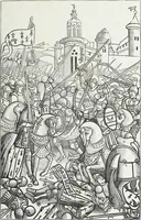 An illustration from Vie militaire et religieuse au moyen âge et à l'époque de la renaissance (1873)