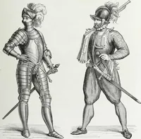 An illustration from Vie militaire et religieuse au moyen âge et à l'époque de la renaissance (1873)
