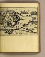 An illustration from Vierte Schiffart. Warhafftige Historien. Einer wunderbaren Schiffart, welche Ulrich Schmidel von Straubing, von Anno 1534. biss Anno 1554, in Americam oder Neuwewelt, bey Brasilia vnd Rio della Plata gethan. : Was er in diesen neuntzehen Jahren aussgestanden, vn[d] was für seltzame wunderbare Länder vnd Leut er gesehen: durch ermelten Schmidel selbst beschrieben, an jetzt aber an Tag geben mit Verbesserung vnd Corrigierung der Stätt, Länder vnd Flüss Namen, dessgleichen mit einer nothwendigen Landtaffel, Figuren, vnd anderer mehr Erklerung, gezieret, (1602)