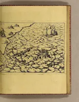 An illustration from Vierte Schiffart. Warhafftige Historien einer wunderbaren Schiffart, welche Ulrich Schmidel von Straubing, von Anno 1534. biss Anno 1554 in Americam oder Newenwelt, bey Brasilia und Rio della Plata gethan. : Was er in diesen neuntzehen Jahren aussgestanden, vnd was für seltzame wunderbare Länder vnd Leut er gesehen: durch ermelten Schmidel selbs beschrieben, an jetzt aber an Tag geben mit Verbesserung vnd Corrigierung der Stätt, Länder vnd Flüss namen, dessgleichen mit einer nothwendigen Landtaffel, Figuren, vnd anderer mehr Erklerung, gezieret, (1599)