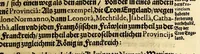 An illustration from Vier vnterschiedliche Relationes Historicae : I. Welche massen die zu gegenwertiger Zeit Regirende Kaiser: auch zu Hungarn vnd Boheim konigliche Majestät fürsich vnd deroselben nechste Bluts verwante zwey vnd dreyssig römische Kaiser titulo Parentum zu Voreltern erlangt habe. II. Durch was mittel das hochlobliche Hauss der Ertzhertzogen zu Österreich zu so viel Land vnd Leuten gelangt. III. Was seithero Caroli Magni Zeiten zu und von dem Reich kommen vnd biss auf dato dabey verbleiber. IV. Welcher gestalt die zugegenwertiger Zeit lebende europaeische Ehristliche König, Chur vnd Fürsten dess Reichs vorgedachten Hochl. Hauss der Ertzhertzogen zu Österreich verwandt sein: vnd welcher massen ihrer samtlichen Genealogia Materno Genere auf Rudolphum I. Kom Kaiser. vnd andere österreichische Herrn gebracht werden könne. (1636)