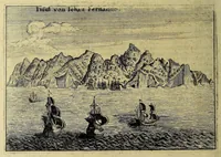 Picture 2 of 5 from Vierzehender Theil Americanischer Historien, : inhaltend, erstlich, warhafftige Beschreibung etlicher West-Indianischer Landen in dem Theil Americae gegen Mitternacht hinder Nova Hispania gelegen, alss New Mexico, Cibola, Cinaloa, Quiuira, vnd anderer, deren bissher in vnserm West-Indianischen Werck Theils gar nicht, theils sehr wenig gedacht worden, sampt Denckwürdigen Geschichten vnd Wunderwercken der Natur in Jucatan, Guatimala, Fonduras, vnd Panama, wie auch vom Zustandt etlicher Englischen Colonien, wie sich die in lauffendem 1630. Jahr befinden. Zum andern, eine Schiffart der Holländer vnder dem Admiral Jacob Eremiten vmb die gantze Welt, vnd was ihm auff dieser sehr langen vnd gefährlichen Reyse begegnet, alles in Form eines Jurnals oder Tagregisters fleissig verzeichnet. Zum dritten, historische Erzehlung, welcher gestalt die sehr reiche Spanische Silberflotta durch Peter Hein, General der Holländischen Armada in dem Hafen Matanza der Insul Cuba im September dess Jahrs 1628. ertapt vnd heim gebracht worden. Zum Vierdten, was massen die Statt Olinda de Fernambucco in Brasilien, sampt dem Meerport vnd dabey Ligenden Castellan, durch die Holländer vnder dem General Heinrich Cornelis Lunck erobert worden, im Monat Februario dess Jahrs 1630. Alles mit zugehörigen Tafeln vnd Kupfferstücken gezieret, verlegt vnd an Tag gegeben (1630), leaf 52