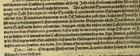 An illustration from Vierzehender Theil Americanischer Historien, : inhaltend, erstlich, warhafftige Beschreibung etlicher West-Indianischer Landen in dem Theil Americae gegen Mitternacht hinder Nova Hispania gelegen, alss New Mexico, Cibola, Cinaloa, Quiuira, vnd anderer, deren bissher in vnserm West-Indianischen Werck Theils gar nicht, theils sehr wenig gedacht worden, sampt Denckwürdigen Geschichten vnd Wunderwercken der Natur in Jucatan, Guatimala, Fonduras, vnd Panama, wie auch vom Zustandt etlicher Englischen Colonien, wie sich die in lauffendem 1630. Jahr befinden. Zum andern, eine Schiffart der Holländer vnder dem Admiral Jacob Eremiten vmb die gantze Welt, vnd was ihm auff dieser sehr langen vnd gefährlichen Reyse begegnet, alles in Form eines Jurnals oder Tagregisters fleissig verzeichnet. Zum dritten, historische Erzehlung, welcher gestalt die sehr reiche Spanische Silberflotta durch Peter Hein, General der Holländischen Armada in dem Hafen Matanza der Insul Cuba im September dess Jahrs 1628. ertapt vnd heim gebracht worden. Zum Vierdten, was massen die Statt Olinda de Fernambucco in Brasilien, sampt dem Meerport vnd dabey Ligenden Castellan, durch die Holländer vnder dem General Heinrich Cornelis Lunck erobert worden, im Monat Februario dess Jahrs 1630. Alles mit zugehörigen Tafeln vnd Kupfferstücken gezieret, verlegt vnd an Tag gegeben (1630)