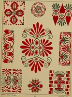 An illustration from Viñetas decorativas según el gusto del día. 30 láminas iluminadas a mano por Enrique Gillet. Prefacio de G. Umbdenstock (1922)