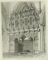 An illustration from Views of the most interesting collegiate and parochial churches in Great Britain; including screens, fonts, monuments .. (1824)