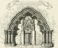 An illustration from Views of the most interesting collegiate and parochial churches in Great Britain; including screens, fonts, monuments .. (1824)