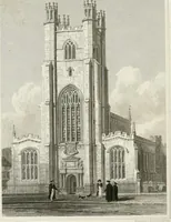 An illustration from Views of the most interesting collegiate and parochial churches in Great Britain; including screens, fonts, monuments .. (1824)