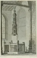 An illustration from Views of the most interesting collegiate and parochial churches in Great Britain; including screens, fonts, monuments .. (1824)