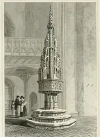An illustration from Views of the most interesting collegiate and parochial churches in Great Britain; including screens, fonts, monuments .. (1824)