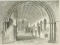 An illustration from Views of the most interesting collegiate and parochial churches in Great Britain; including screens, fonts, monuments .. (1824)