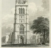 An illustration from Views of the most interesting collegiate and parochial churches in Great Britain; including screens, fonts, monuments .. (1824)