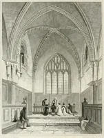 An illustration from Views of the most interesting collegiate and parochial churches in Great Britain; including screens, fonts, monuments .. (1824)