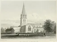 An illustration from Views of the most interesting collegiate and parochial churches in Great Britain; including screens, fonts, monuments .. (1824)
