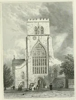 An illustration from Views of the most interesting collegiate and parochial churches in Great Britain; including screens, fonts, monuments .. (1824)