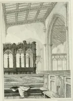 An illustration from Views of the most interesting collegiate and parochial churches in Great Britain; including screens, fonts, monuments .. (1824)