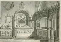 An illustration from Views of the most interesting collegiate and parochial churches in Great Britain; including screens, fonts, monuments .. (1824)