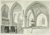 An illustration from Views of the most interesting collegiate and parochial churches in Great Britain; including screens, fonts, monuments .. (1824)