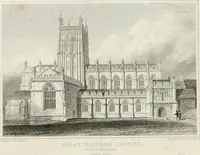An illustration from Views of the most interesting collegiate and parochial churches in Great Britain; including screens, fonts, monuments .. (1824)