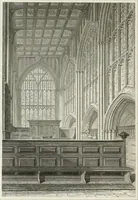 An illustration from Views of the most interesting collegiate and parochial churches in Great Britain; including screens, fonts, monuments .. (1824)