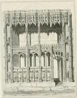 An illustration from Views of the most interesting collegiate and parochial churches in Great Britain; including screens, fonts, monuments .. (1824)