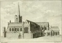 An illustration from Views of the most remarkable public buildings, monuments and other edifices in the city of Dublin (1780)
