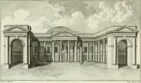 An illustration from Views of the most remarkable public buildings, monuments and other edifices in the city of Dublin (1780)